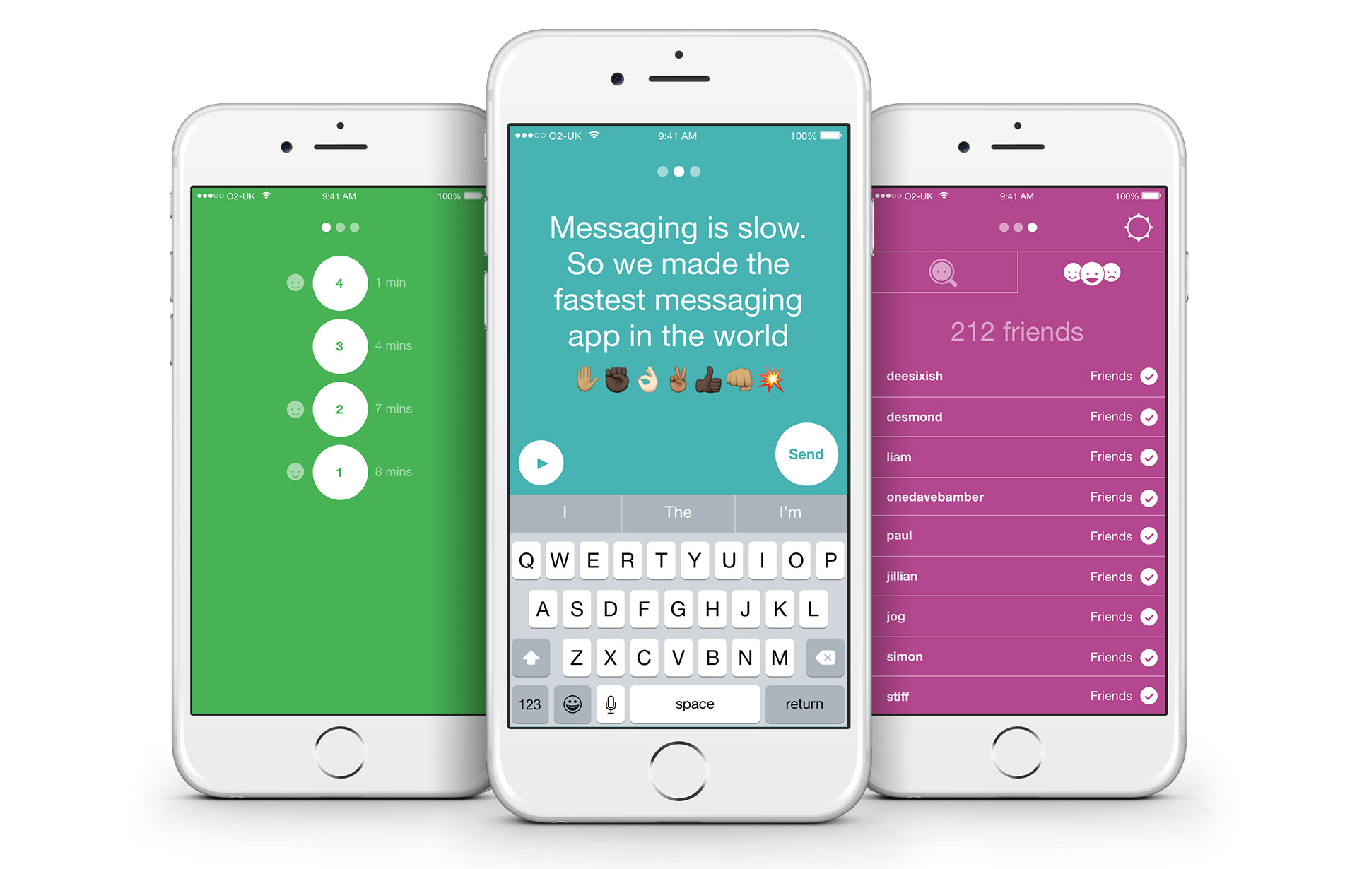 Populr messaging app